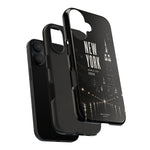 New York 2026 Tough Phone Case — Black Cityscape Protective Cover