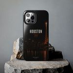 Houston Skyline Tough Phone Case — World Cup 2026 Night Cityscape