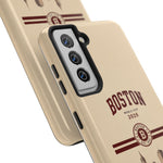 Boston Skyline Tough Phone Case — Vintage Cityscape, 'Boston 2026' Protective Phone Cover