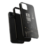 New York 2026 Tough Phone Case — Black Cityscape Protective Cover