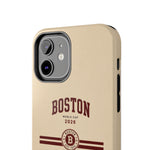 Boston Skyline Tough Phone Case — Vintage Cityscape, 'Boston 2026' Protective Phone Cover