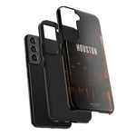 Houston Skyline Tough Phone Case — World Cup 2026 Night Cityscape