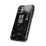 New York 2026 Tough Phone Case — Black Cityscape Protective Cover