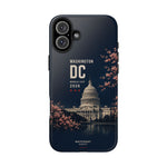 Washington DC 2026 World Cup Tough Phone Case — US Capitol Cherry Blossom Protective Cover