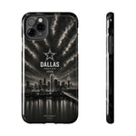 Dallas World Cup 2026 Tough Phone Case – Black City Skyline with Star Logo