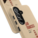 San Francisco Golden Gate Tough Phone Case – 2026 World Cup Retro Travel Design