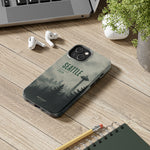 Seattle 2026 Tough Phone Case — Space Needle Mist Forest Protective Cover