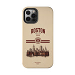 Boston Skyline Tough Phone Case — Vintage Cityscape, 'Boston 2026' Protective Phone Cover