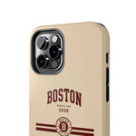 Boston Skyline Tough Phone Case — Vintage Cityscape, 'Boston 2026' Protective Phone Cover