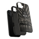 Dallas World Cup 2026 Tough Phone Case – Black City Skyline with Star Logo