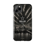 Dallas World Cup 2026 Tough Phone Case – Black City Skyline with Star Logo