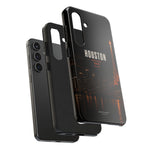Houston Skyline Tough Phone Case — World Cup 2026 Night Cityscape
