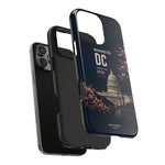 Washington DC 2026 World Cup Tough Phone Case — US Capitol Cherry Blossom Protective Cover
