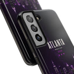 Atlanta Skyline Tough Phone Case — World Cup 2026 Purple Cityscape