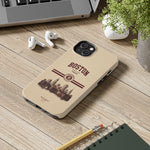 Boston Skyline Tough Phone Case — Vintage Cityscape, 'Boston 2026' Protective Phone Cover