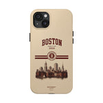 Boston Skyline Tough Phone Case — Vintage Cityscape, 'Boston 2026' Protective Phone Cover