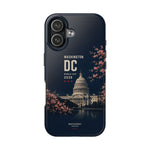 Washington DC 2026 World Cup Tough Phone Case — US Capitol Cherry Blossom Protective Cover