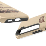 Boston Skyline Tough Phone Case — Vintage Cityscape, 'Boston 2026' Protective Phone Cover