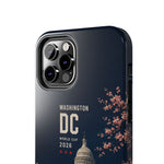 Washington DC 2026 World Cup Tough Phone Case — US Capitol Cherry Blossom Protective Cover
