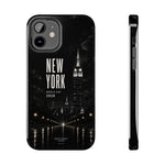 New York 2026 Tough Phone Case — Black Cityscape Protective Cover