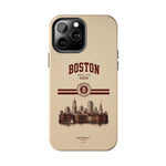 Boston Skyline Tough Phone Case — Vintage Cityscape, 'Boston 2026' Protective Phone Cover