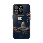 Washington DC 2026 World Cup Tough Phone Case — US Capitol Cherry Blossom Protective Cover