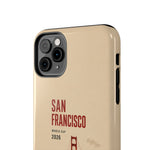 San Francisco Golden Gate Tough Phone Case – 2026 World Cup Retro Travel Design