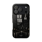 New York 2026 Tough Phone Case — Black Cityscape Protective Cover