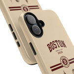 Boston Skyline Tough Phone Case — Vintage Cityscape, 'Boston 2026' Protective Phone Cover
