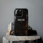 Houston Skyline Tough Phone Case — World Cup 2026 Night Cityscape