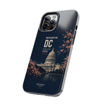 Washington DC 2026 World Cup Tough Phone Case — US Capitol Cherry Blossom Protective Cover