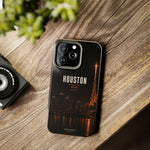 Houston Skyline Tough Phone Case — World Cup 2026 Night Cityscape