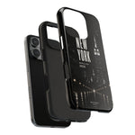 New York 2026 Tough Phone Case — Black Cityscape Protective Cover