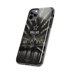 Dallas World Cup 2026 Tough Phone Case – Black City Skyline with Star Logo