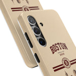 Boston Skyline Tough Phone Case — Vintage Cityscape, 'Boston 2026' Protective Phone Cover