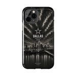 Dallas World Cup 2026 Tough Phone Case – Black City Skyline with Star Logo