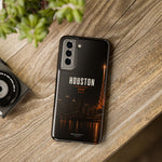 Houston Skyline Tough Phone Case — World Cup 2026 Night Cityscape
