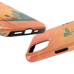 Miami Sunset Tough Phone Case — Retro Palm Beach Phone Cover (Includes “Miami 2026” Text)