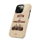 Boston Skyline Tough Phone Case — Vintage Cityscape, 'Boston 2026' Protective Phone Cover