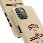 Boston Skyline Tough Phone Case — Vintage Cityscape, 'Boston 2026' Protective Phone Cover