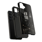New York 2026 Tough Phone Case — Black Cityscape Protective Cover