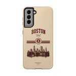 Boston Skyline Tough Phone Case — Vintage Cityscape, 'Boston 2026' Protective Phone Cover
