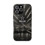 Dallas World Cup 2026 Tough Phone Case – Black City Skyline with Star Logo