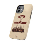 Boston Skyline Tough Phone Case — Vintage Cityscape, 'Boston 2026' Protective Phone Cover
