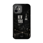 New York 2026 Tough Phone Case — Black Cityscape Protective Cover