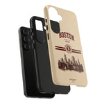 Boston Skyline Tough Phone Case — Vintage Cityscape, 'Boston 2026' Protective Phone Cover