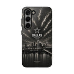 Dallas World Cup 2026 Tough Phone Case – Black City Skyline with Star Logo