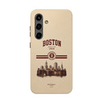 Boston Skyline Tough Phone Case — Vintage Cityscape, 'Boston 2026' Protective Phone Cover