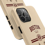 Boston Skyline Tough Phone Case — Vintage Cityscape, 'Boston 2026' Protective Phone Cover