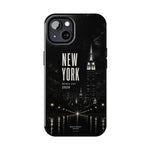 New York 2026 Tough Phone Case — Black Cityscape Protective Cover